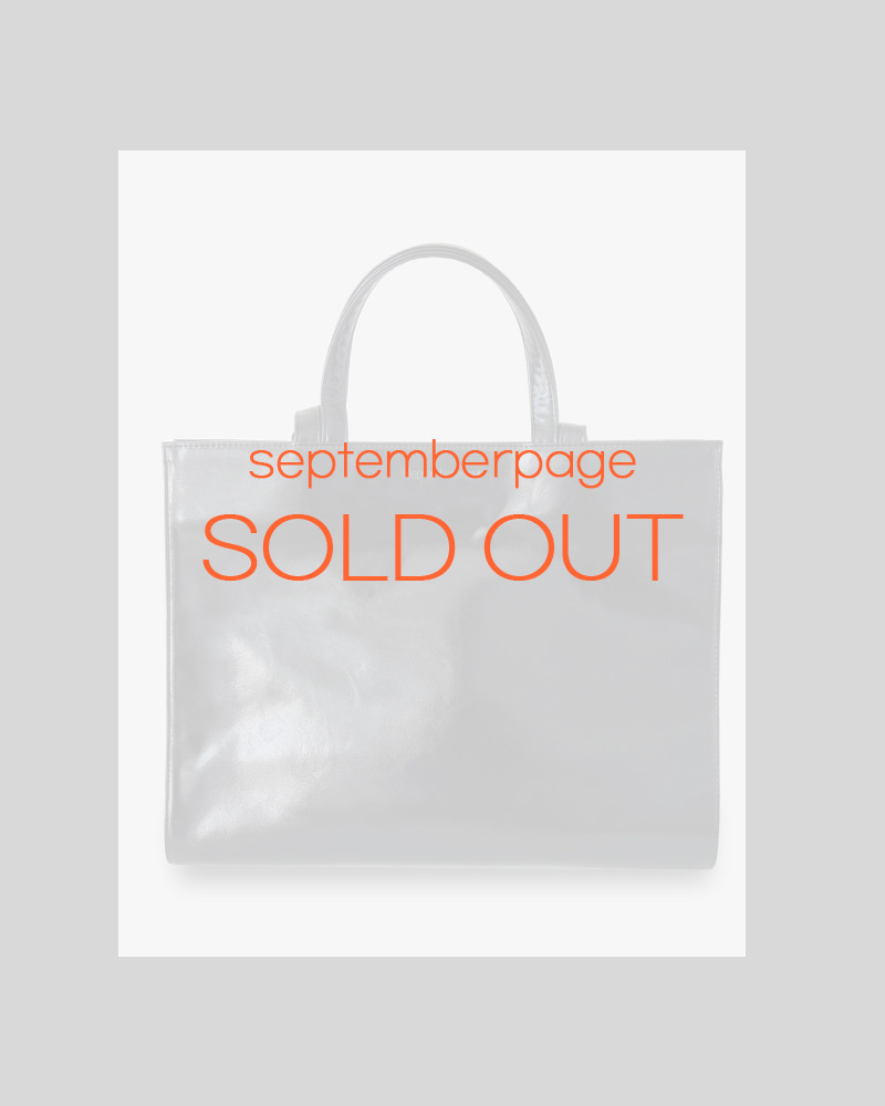 Square shopper bag - (Big) / 블랙